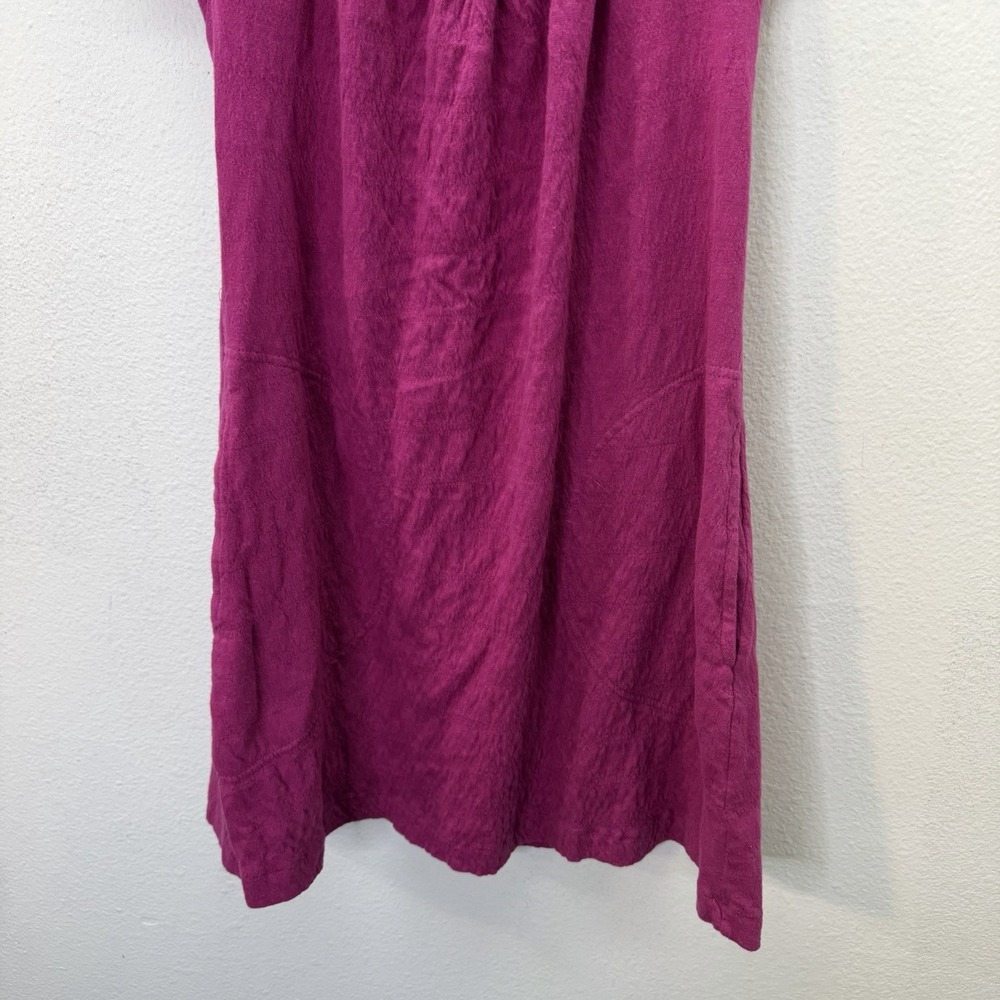 Free People Vivi Mini Dress Pink S Halter Open Back Pockets Cover Up Beach - Picture 4 of 7